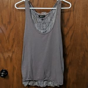 Silver Jeans Mesh Tank
